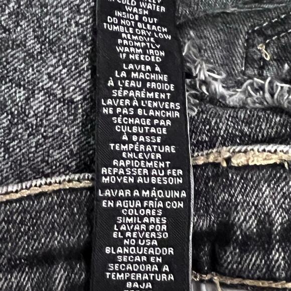 Kendall + Kylie‎ Black Denim Cutoff Shorts "The Drifter" Highrise 28 - Picture 5 of 5